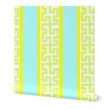  Parade - Aqua/Yellow Wallpaper