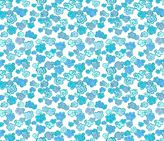 Daydream - Blues Fabric