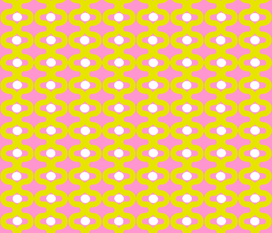 Good Vibrations - Pink/Chartreuse Fabric