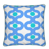 20x20 Throw Pillow in Good Vibrations Blues