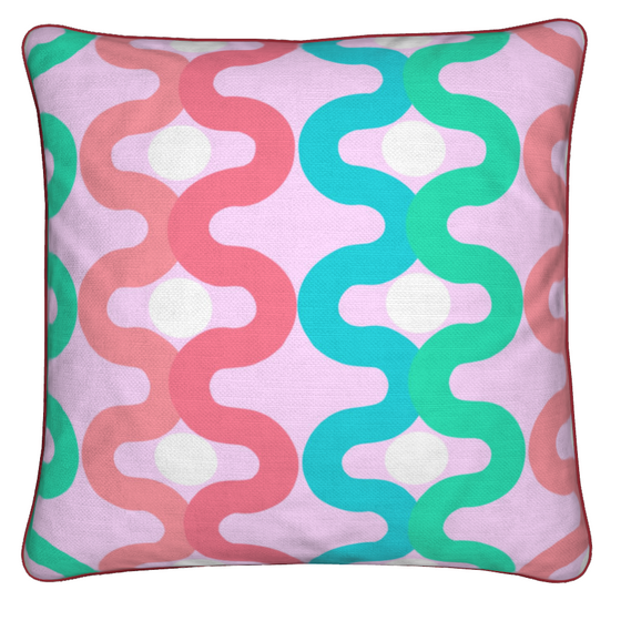 20x20 Throw Pillow in Good Vibrations Lilac