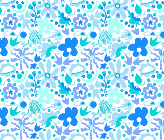 Mai Tai - Blues Fabric