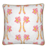 20x20 Throw Pillow in Palm Royale Pink