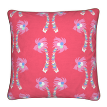  20x20 Throw Pillow in Palm Royale Red