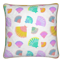  20x20 Throw Pillow in Shell Game White