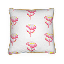  20x20 Throw Pillow in Bloom Pink