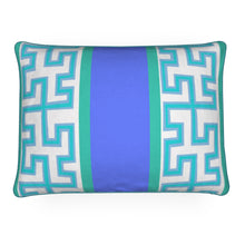  16x22 Throw Pillow in Parade Blue/Green