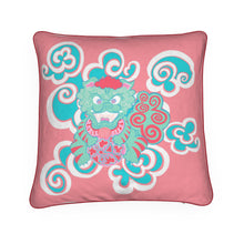  20x20 Throw Pillow in Foo Foo Magenta