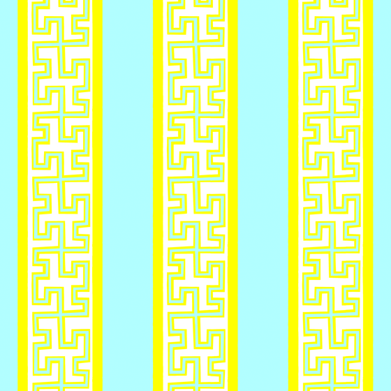 Parade - Aqua/Yellow Wallpaper