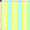 Parade - Aqua/Yellow Fabric