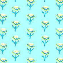  Bloom - Blue Fabric