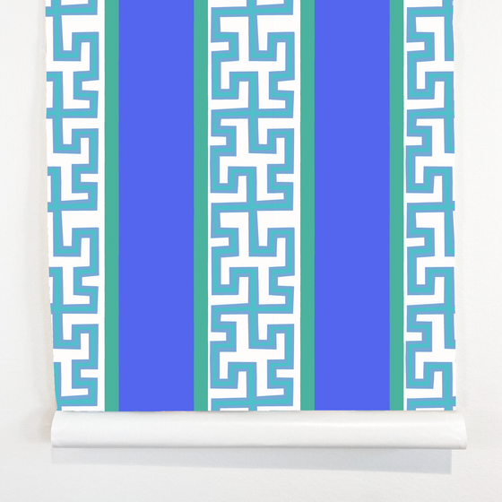 Parade - Blue/Green Wallpaper